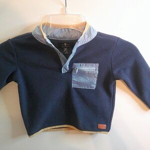 Kids Navy Blue Pullover with Pocket